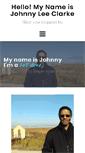 Mobile Screenshot of johnnyleeclarke.com